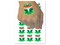 Weird Creepy Frog Temporary Tattoo Water Resistant Fake Body Art Set Collection (1 Sheet)
